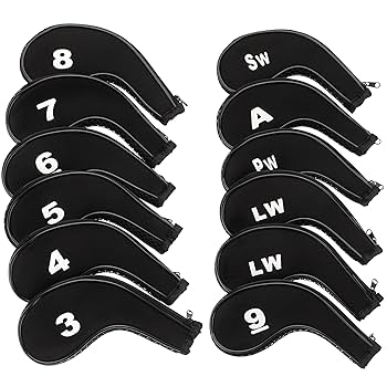 Amazon.com : Hipiwe Number Print Golf Club Irons Covers